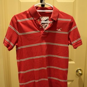 Holliser Polo - Bright Red - Men's Small